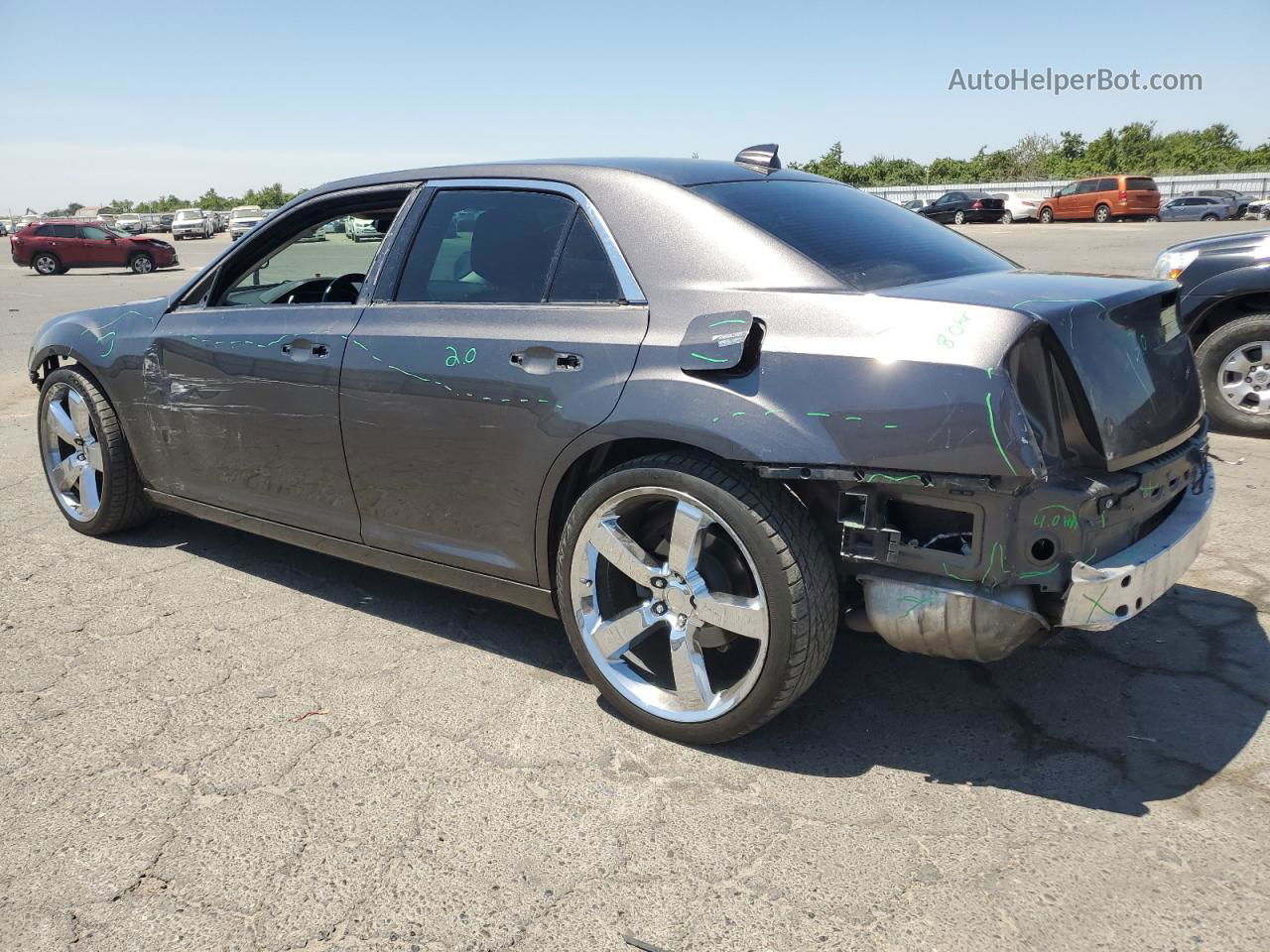 2016 Chrysler 300 Limited Gray vin: 2C3CCAAG9GH260557