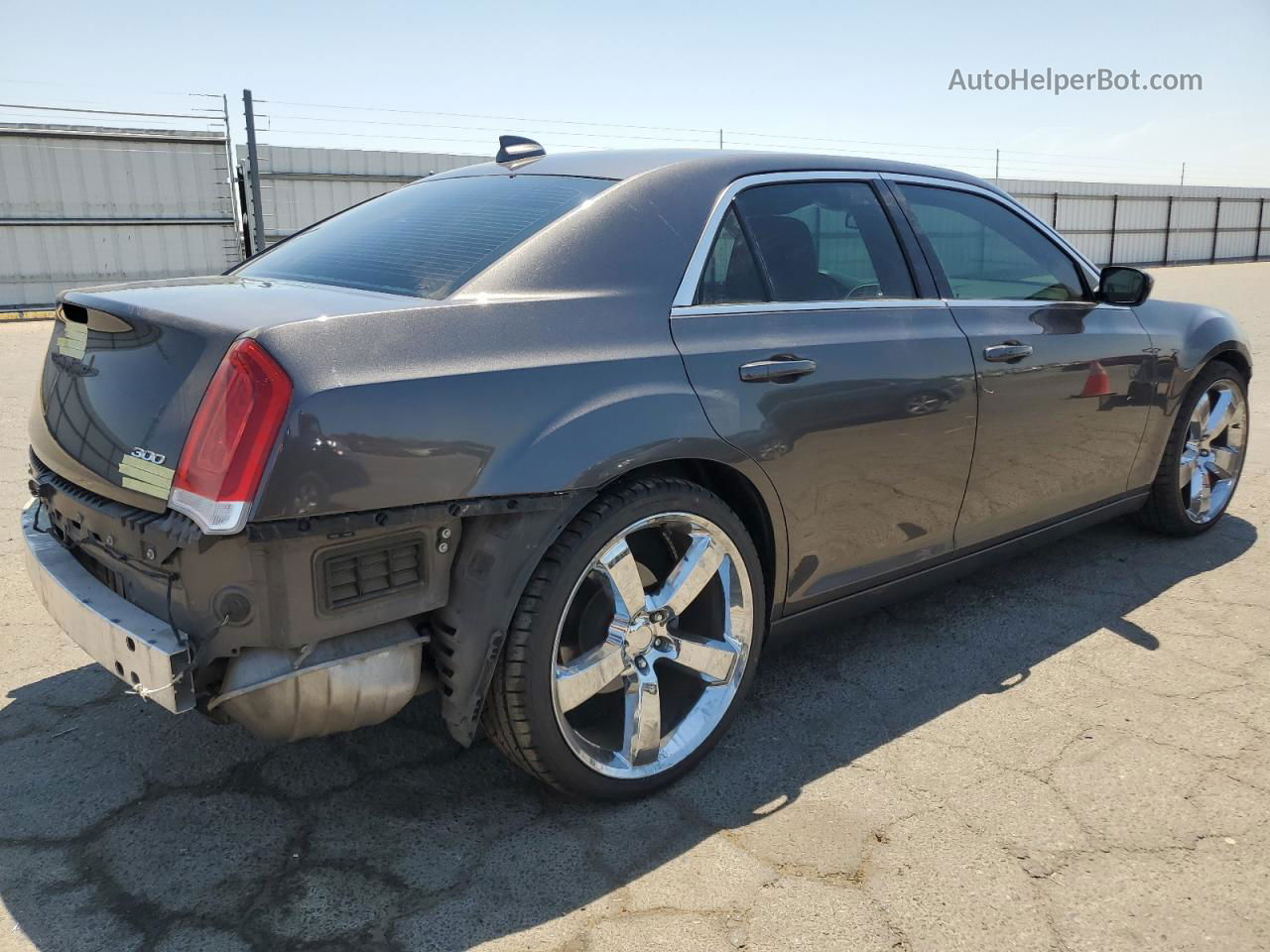 2016 Chrysler 300 Limited Gray vin: 2C3CCAAG9GH260557