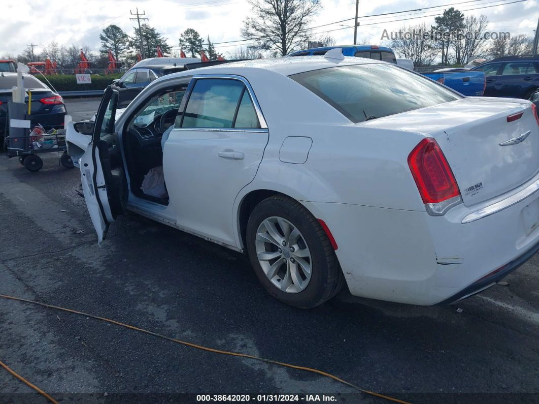 2016 Chrysler 300 Limited White vin: 2C3CCAAG9GH268464