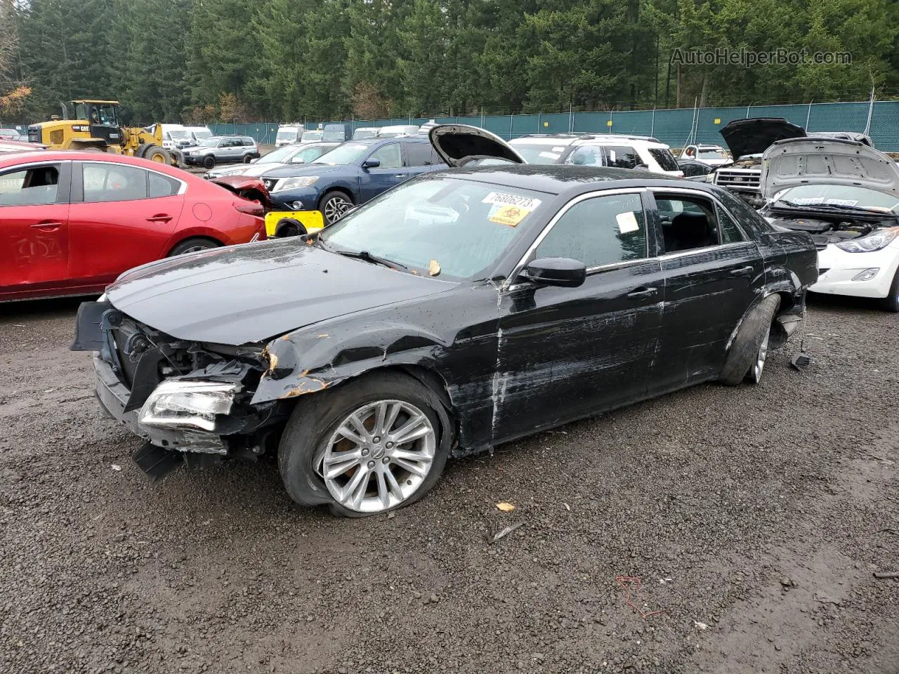 2016 Chrysler 300 Limited Black vin: 2C3CCAAG9GH311149