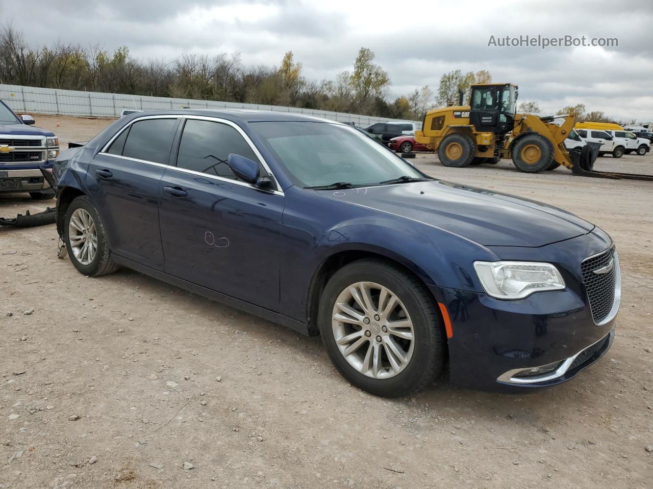 2016 Chrysler 300 Limited Синий vin: 2C3CCAAG9GH311247