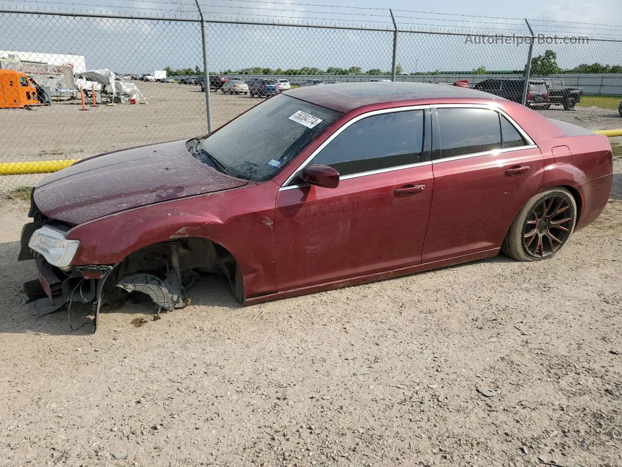 2016 Chrysler 300 Limited Burgundy vin: 2C3CCAAG9GH321065