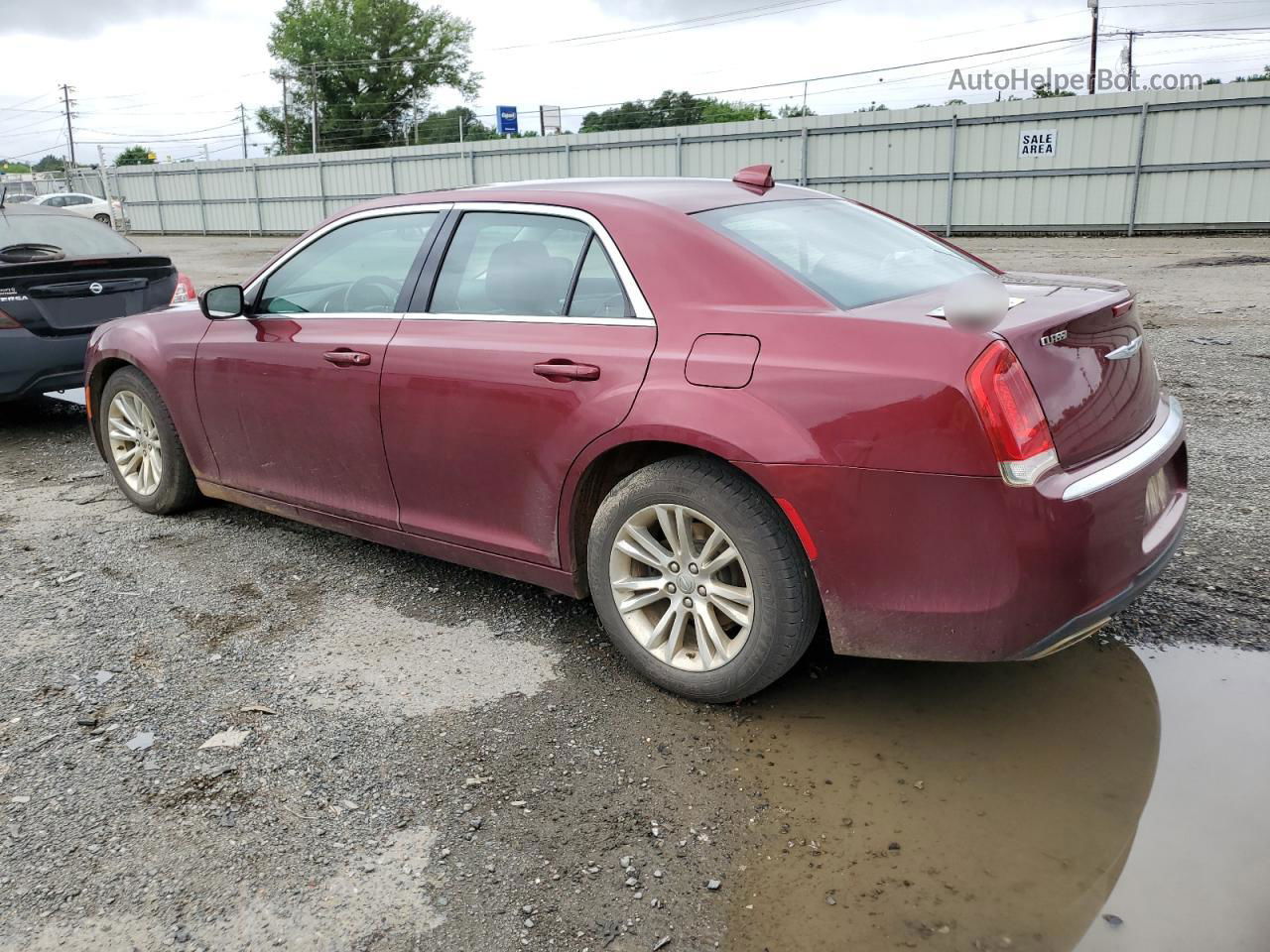 2016 Chrysler 300 Limited Бордовый vin: 2C3CCAAGXGH252807