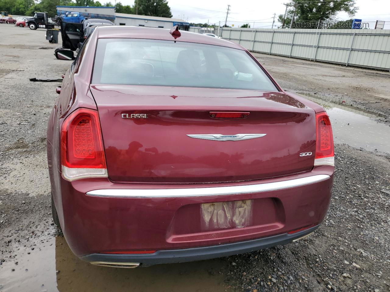 2016 Chrysler 300 Limited Burgundy vin: 2C3CCAAGXGH252807