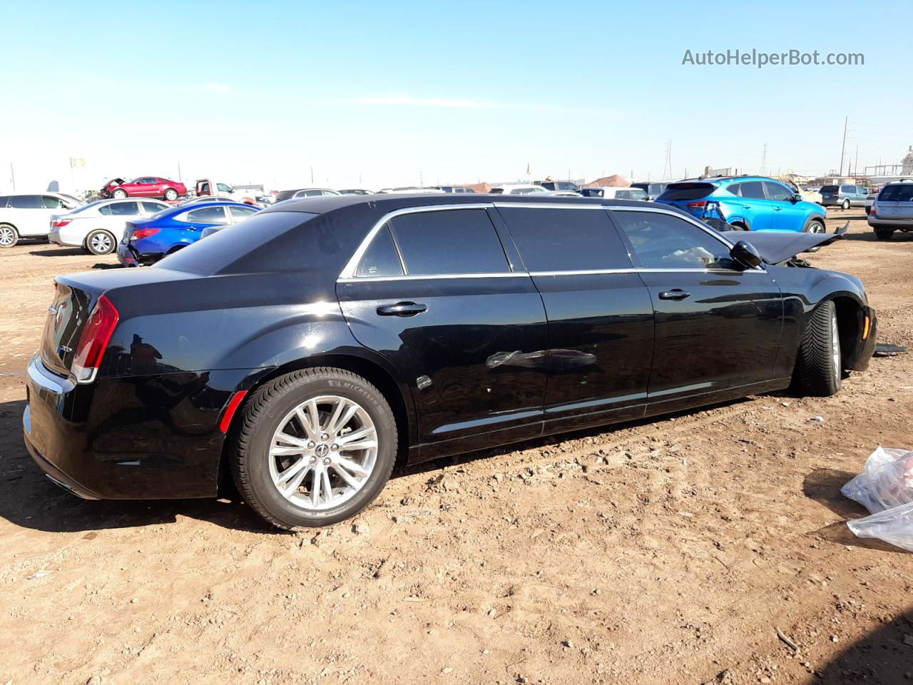 2017 Chrysler 300 Limited Black vin: 2C3CCAAGXHH541798