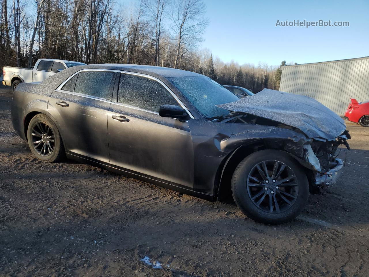 2017 Chrysler 300 Limited Угольный vin: 2C3CCAAGXHH628696