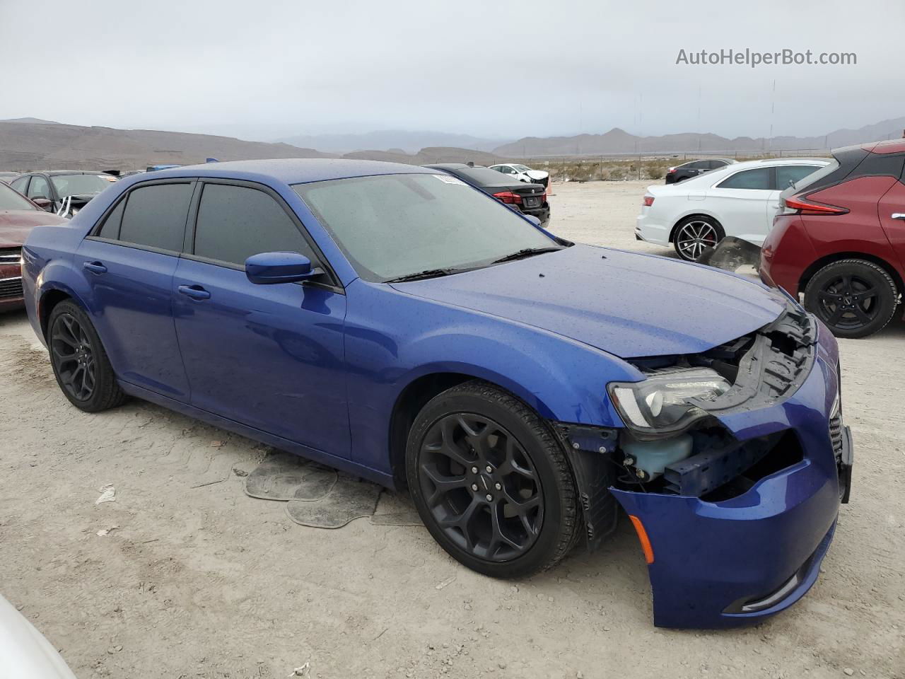 2019 Chrysler 300 S Синий vin: 2C3CCABG0KH515233