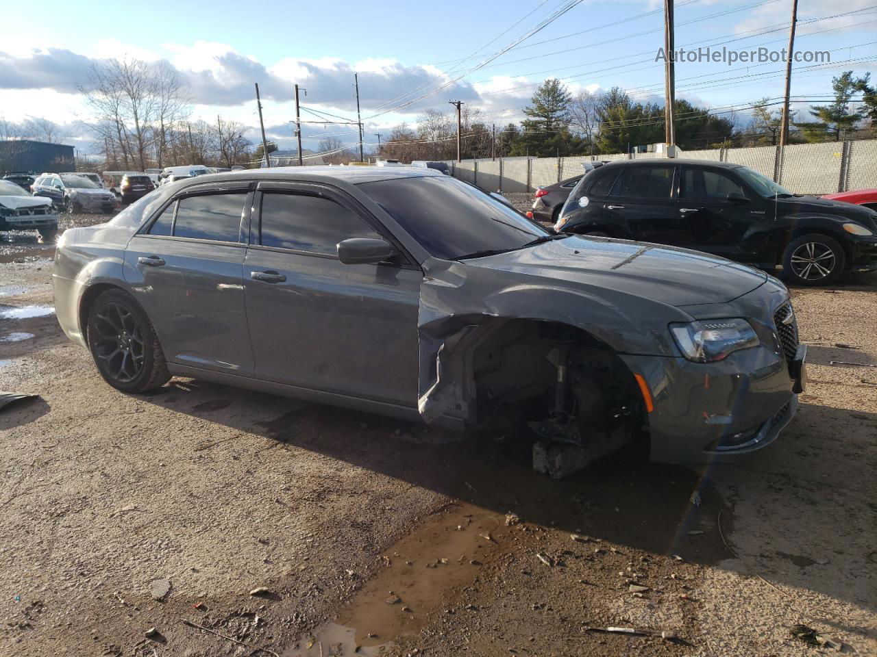 2019 Chrysler 300 S Gray vin: 2C3CCABG1KH640483