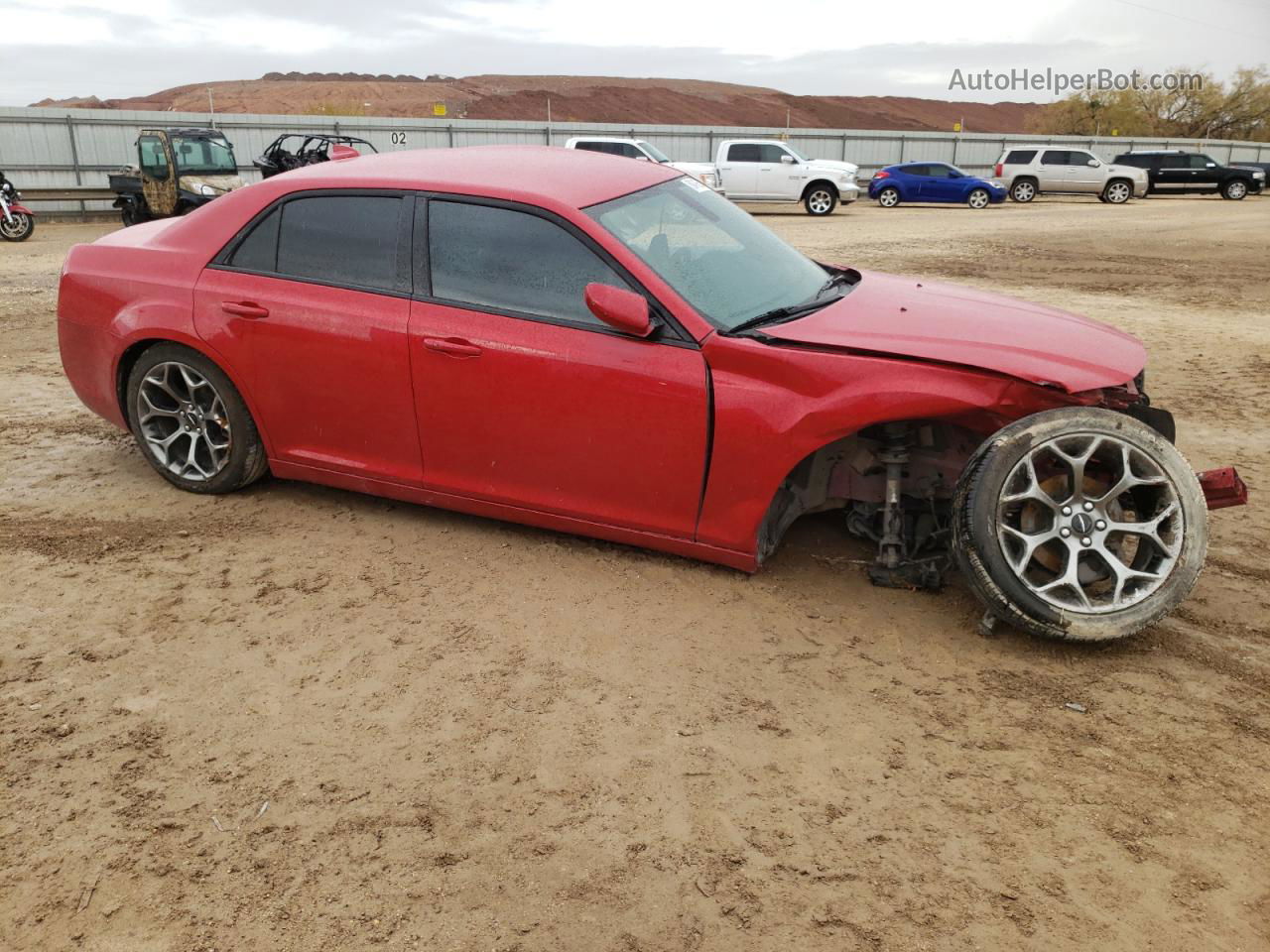 2017 Chrysler 300 S Red vin: 2C3CCABG2HH599614