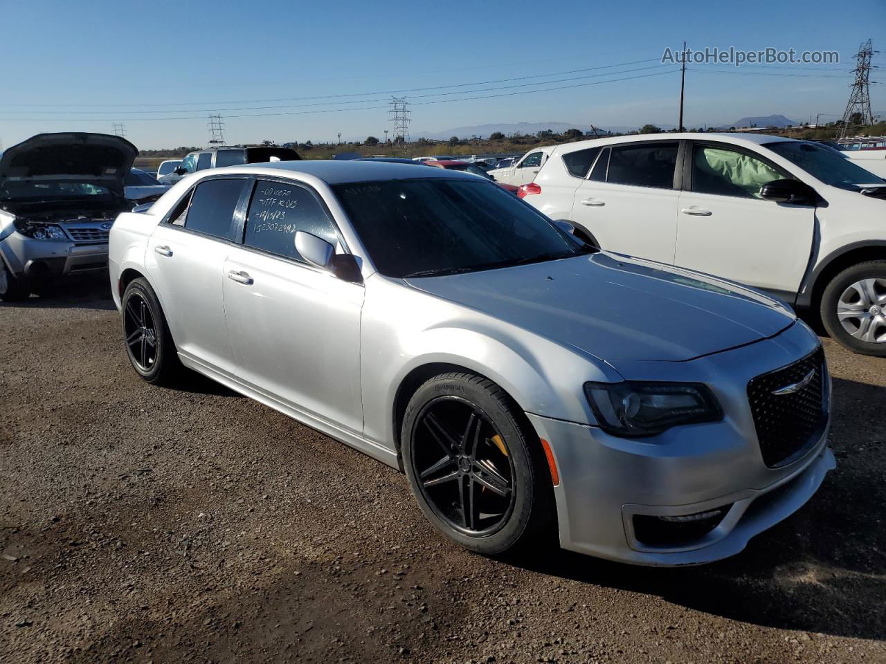 2017 Chrysler 300 S Silver vin: 2C3CCABG3HH639120