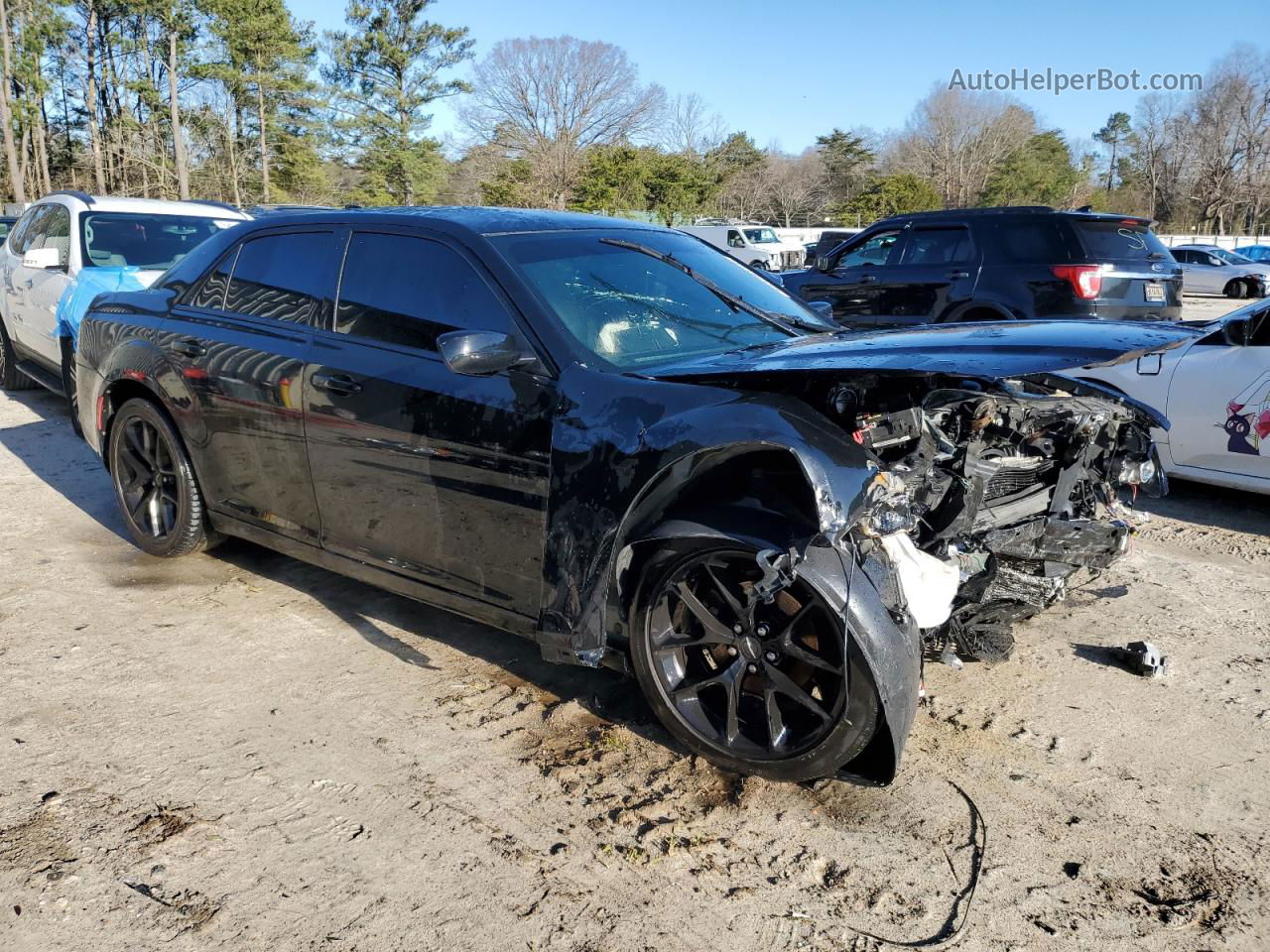 2019 Chrysler 300 S Черный vin: 2C3CCABG3KH697655