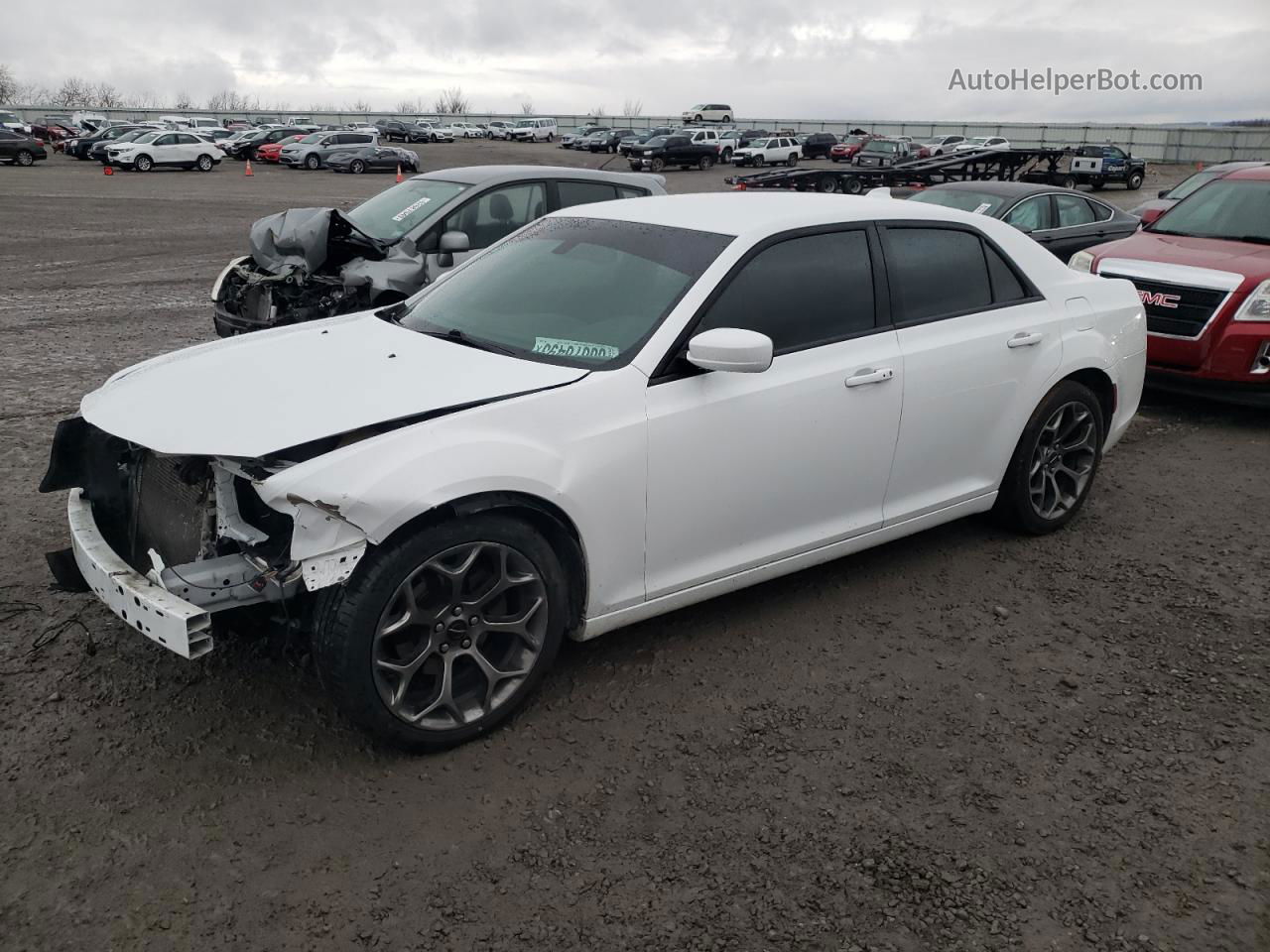 2016 Chrysler 300 S White vin: 2C3CCABG4GH135349