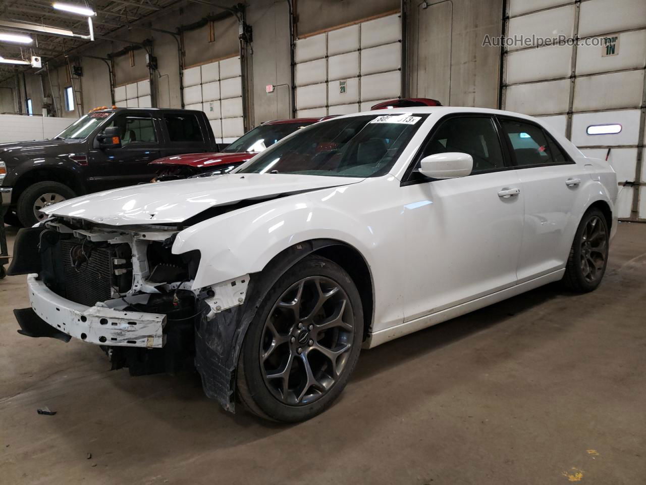 2016 Chrysler 300 S White vin: 2C3CCABG4GH224726