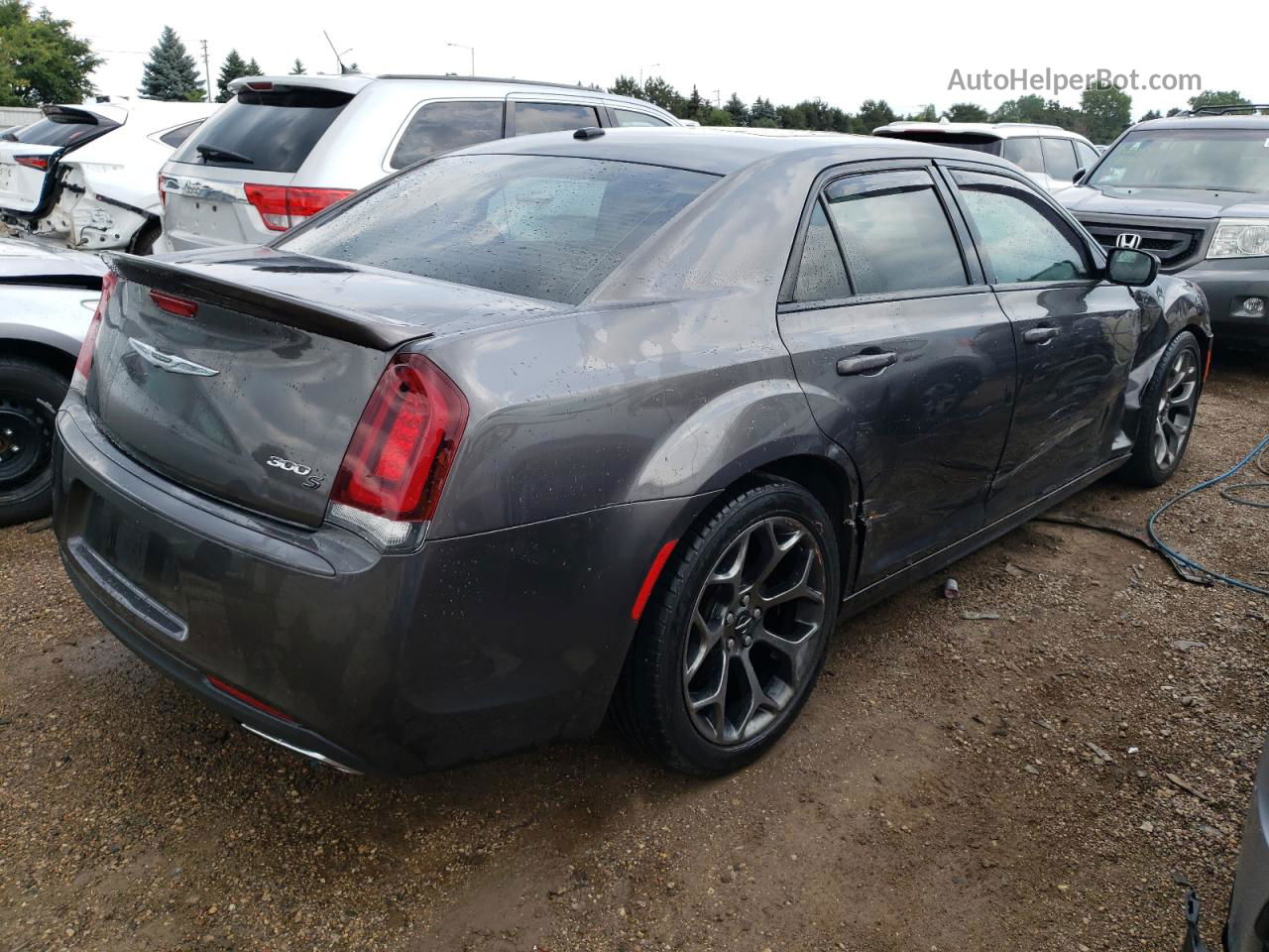 2017 Chrysler 300 S Серый vin: 2C3CCABG5HH603395