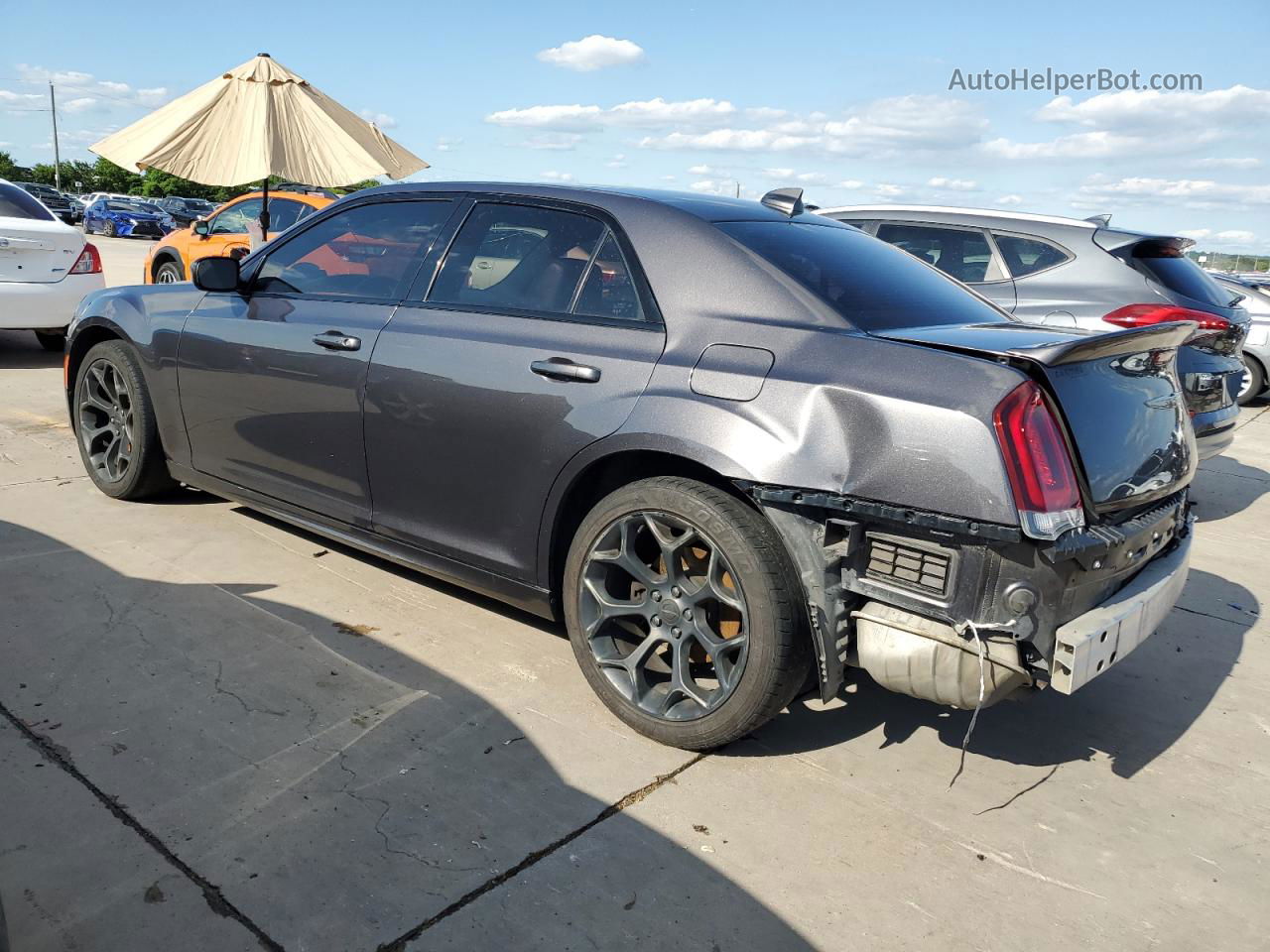 2017 Chrysler 300 S Серый vin: 2C3CCABG5HH668845