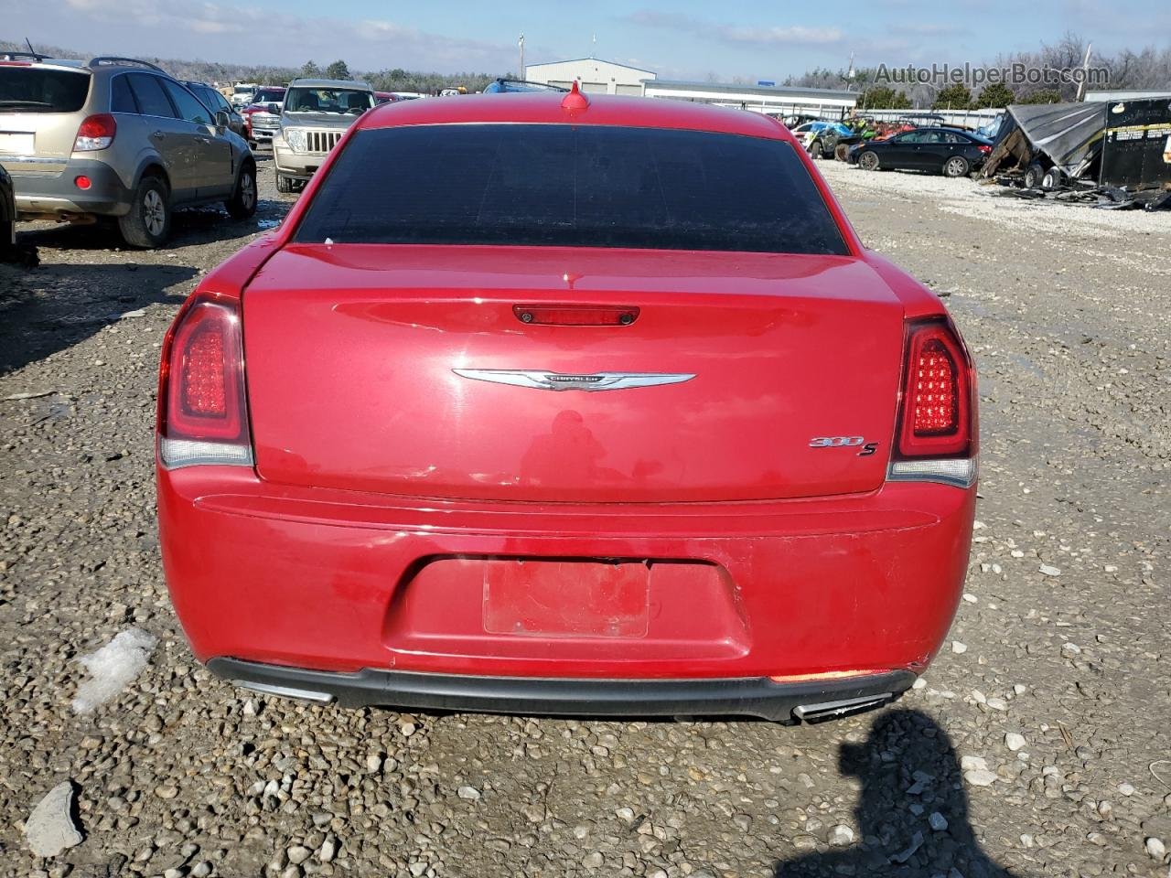 2017 Chrysler 300 S Красный vin: 2C3CCABG6HH506089