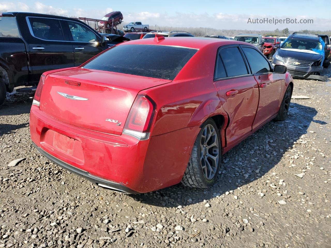 2017 Chrysler 300 S Red vin: 2C3CCABG6HH506089