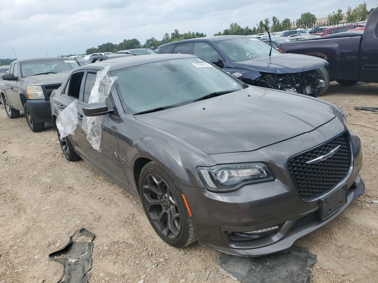 2017 Chrysler 300 S Серый vin: 2C3CCABG7HH508210