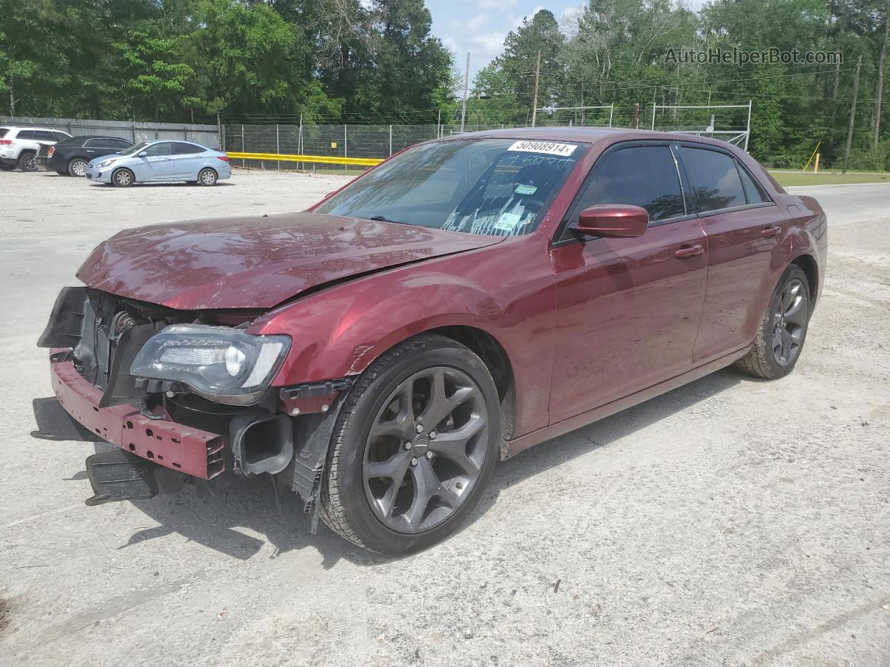 2019 Chrysler 300 S Maroon vin: 2C3CCABG7KH639838