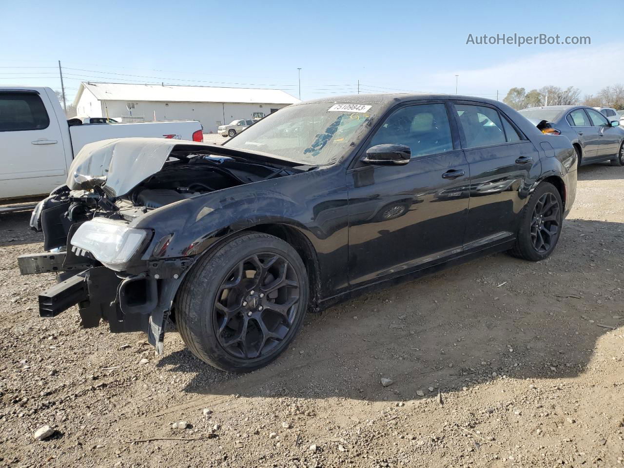 2019 Chrysler 300 S Black vin: 2C3CCABG7KH686061