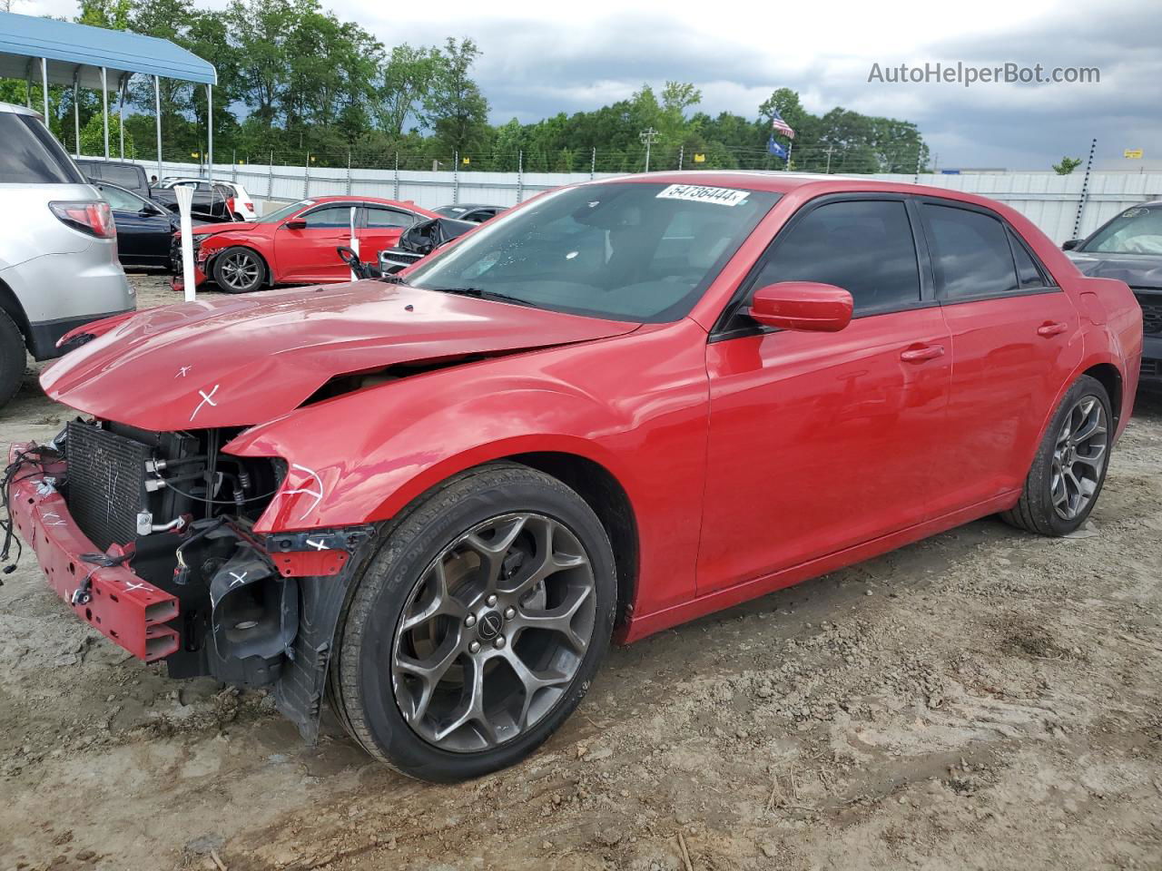 2017 Chrysler 300 S Red vin: 2C3CCABG8HH646953