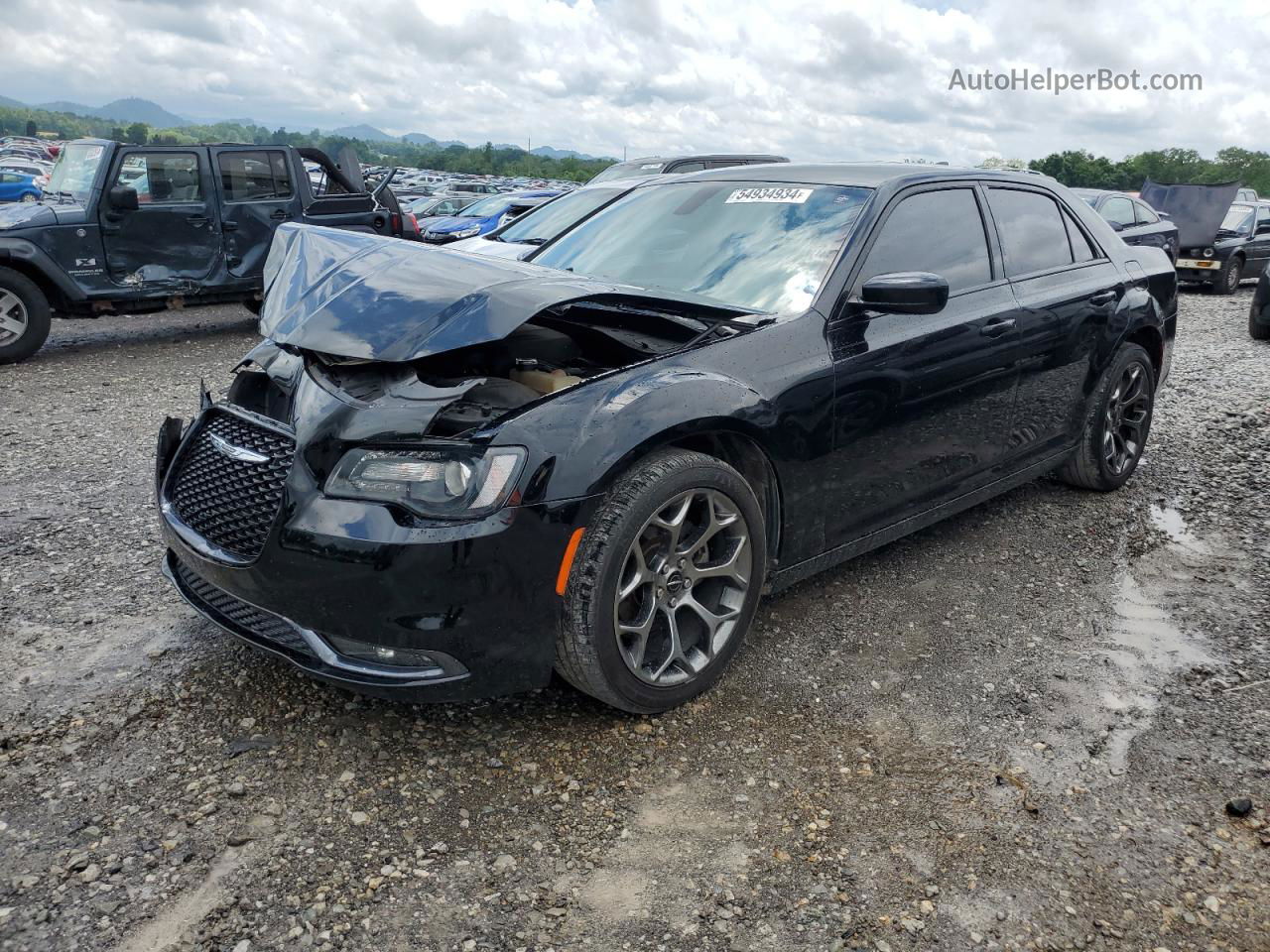 2016 Chrysler 300 S Black vin: 2C3CCABG9GH238377