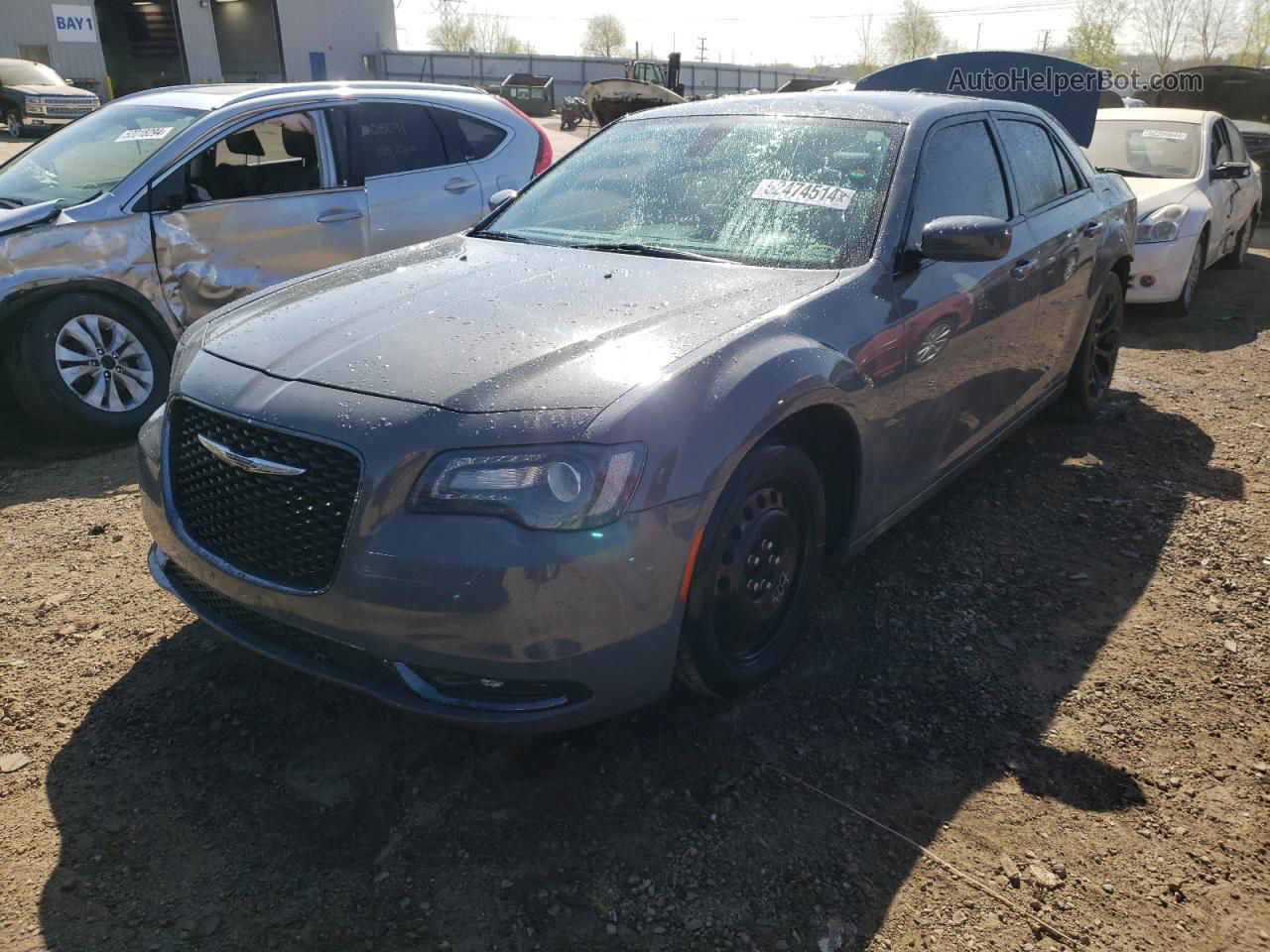 2019 Chrysler 300 S Gray vin: 2C3CCABG9KH515392