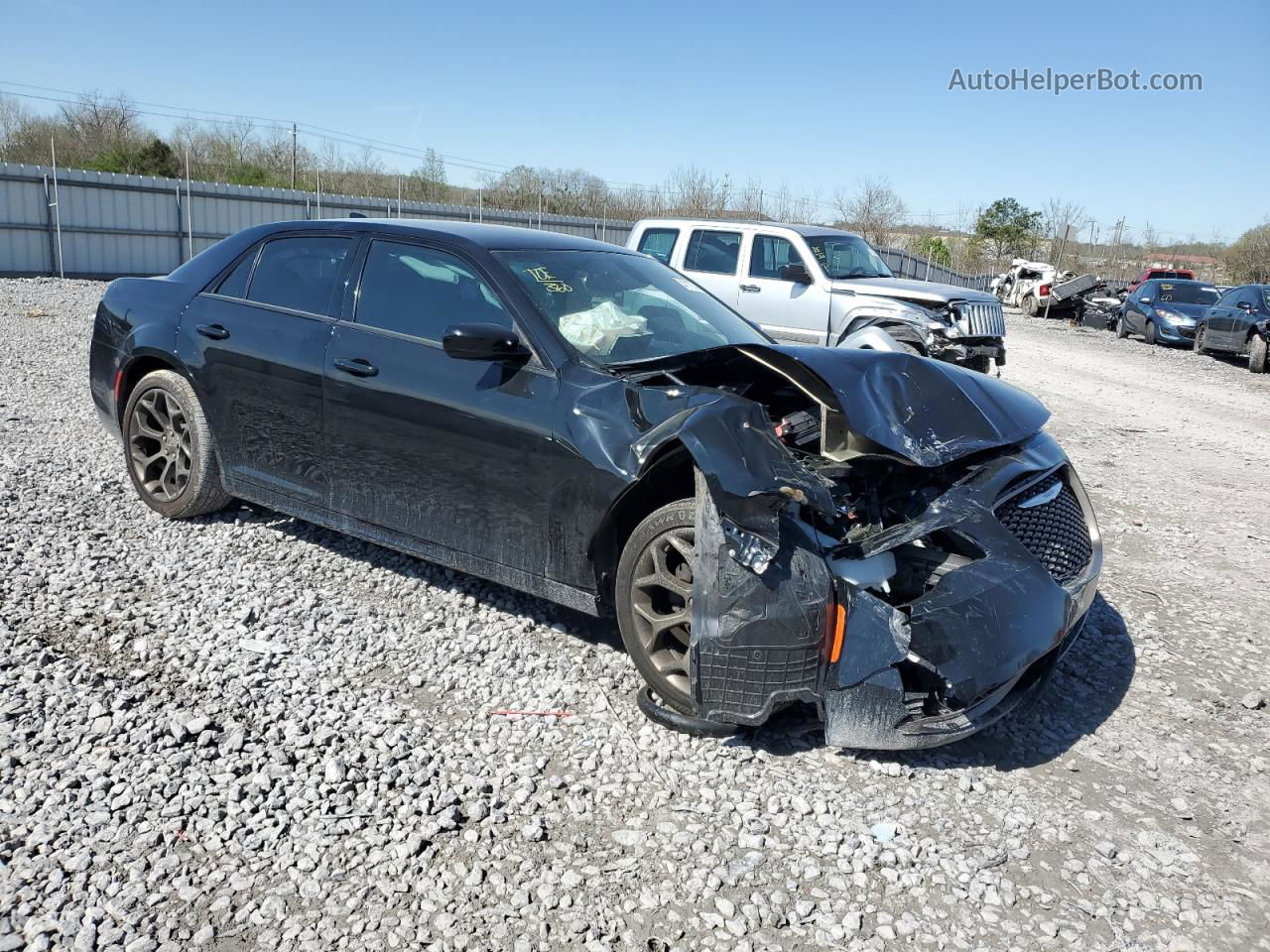 2016 Chrysler 300 S Черный vin: 2C3CCABGXGH313412