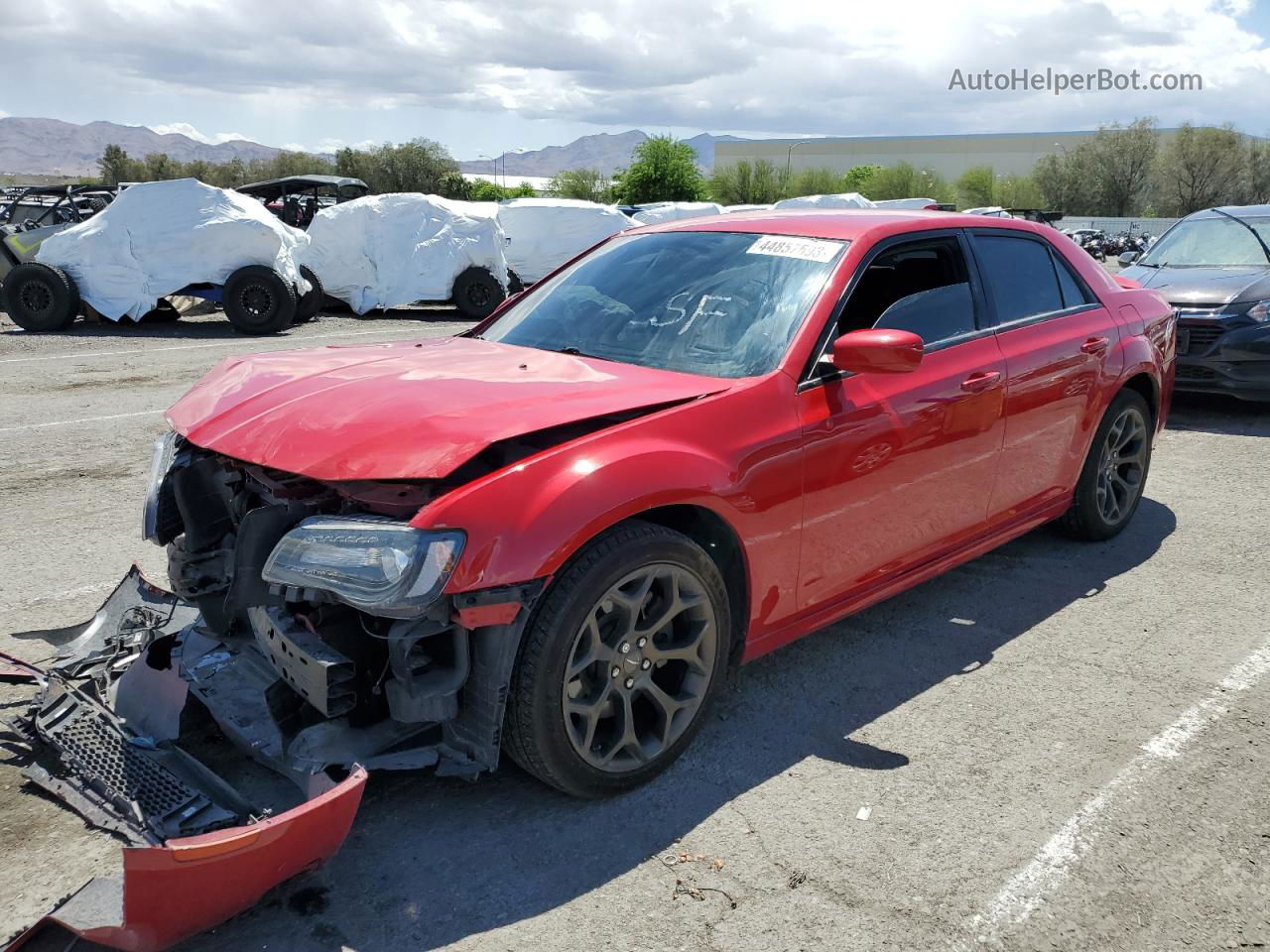 2017 Chrysler 300 S Red vin: 2C3CCABT5HH605595