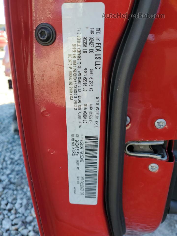 2016 Chrysler 300 S Red vin: 2C3CCABT7GH295092