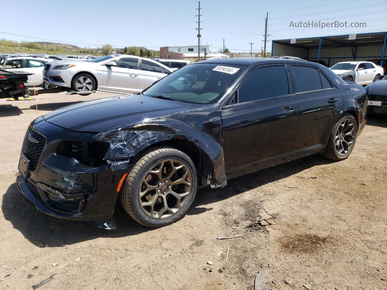 2017 Chrysler 300 S Black vin: 2C3CCABT8HH586184