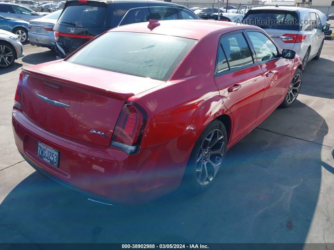 2017 Chrysler 300 300s Red vin: 2C3CCABT9HH512286