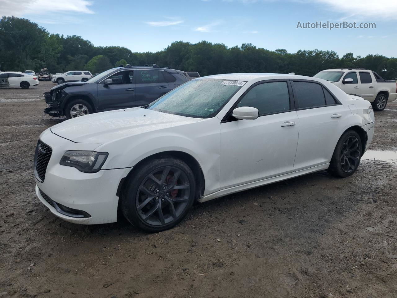 2016 Chrysler 300 S White vin: 2C3CCABTXGH244069