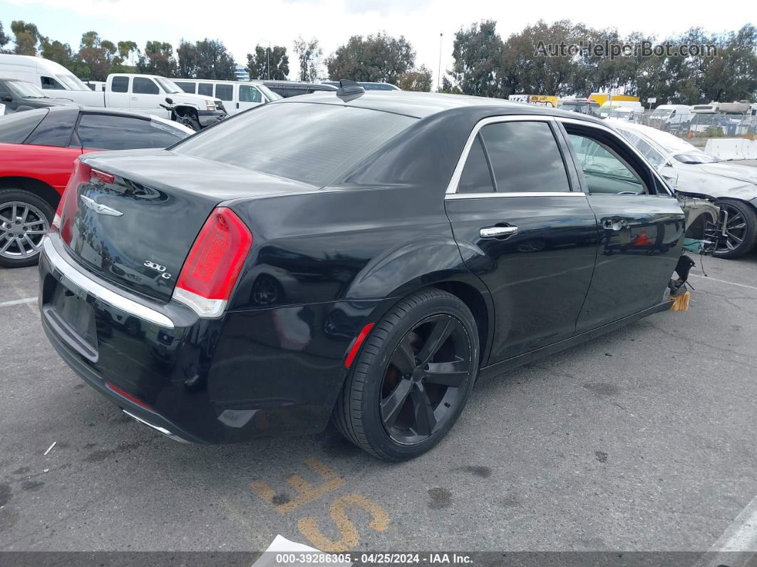 2016 Chrysler 300c Black vin: 2C3CCAEG0GH134792