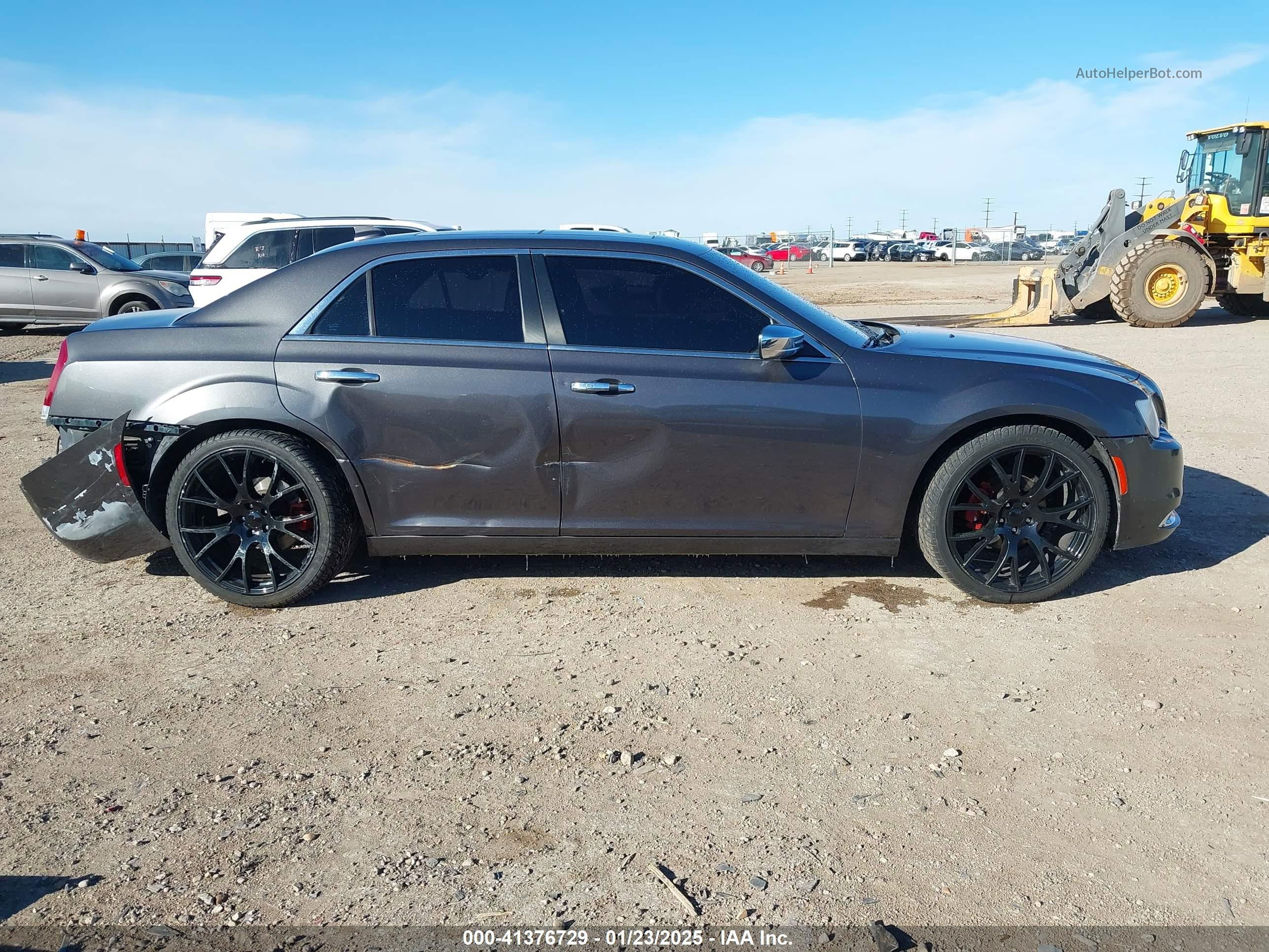 2016 Chrysler 300c   Gray vin: 2C3CCAEG0GH243446