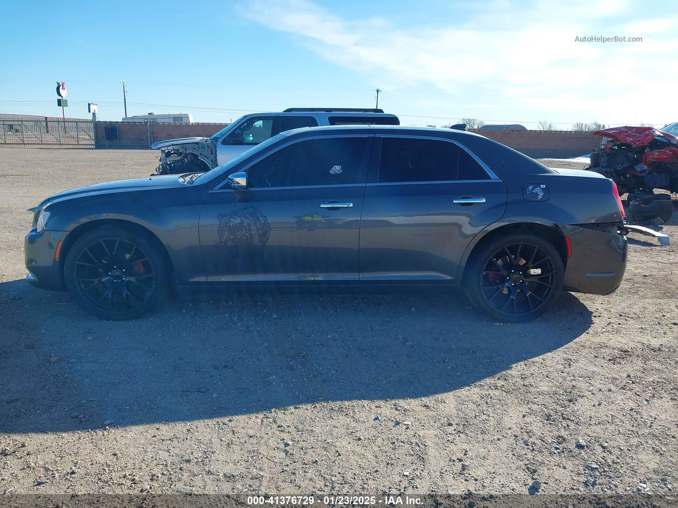 2016 Chrysler 300c   Gray vin: 2C3CCAEG0GH243446
