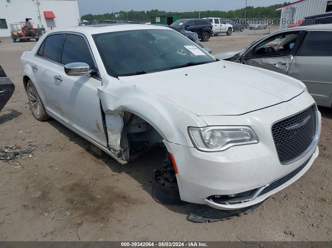 2016 Chrysler 300c   White vin: 2C3CCAEG0GH282439