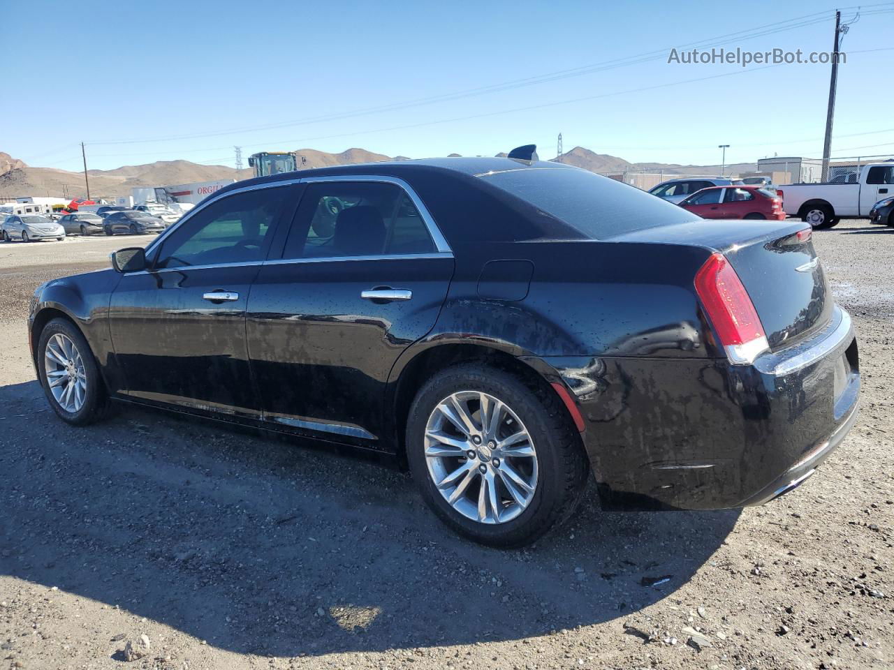 2017 Chrysler 300c  Черный vin: 2C3CCAEG0HH564274