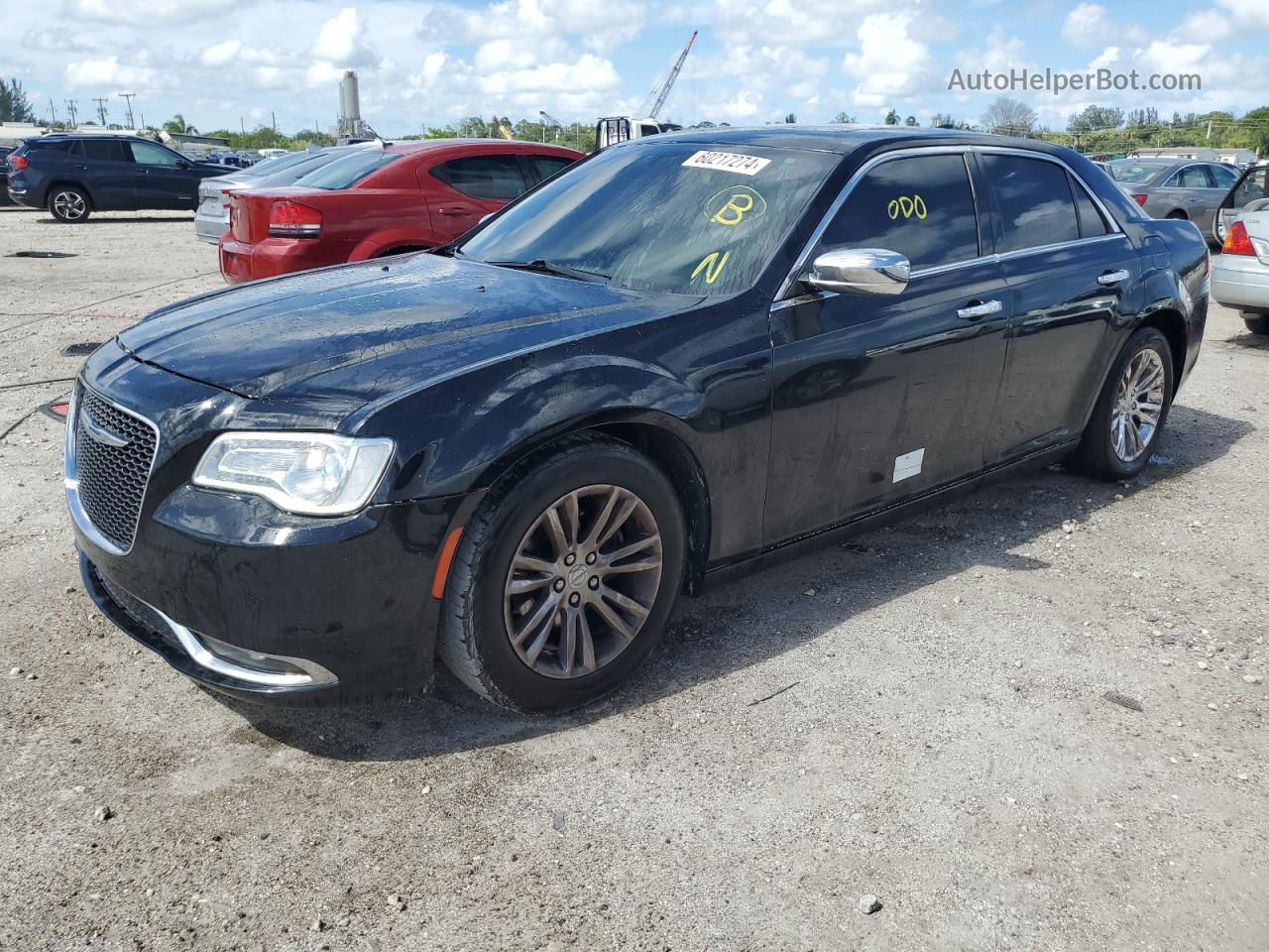 2017 Chrysler 300c  Черный vin: 2C3CCAEG0HH663550