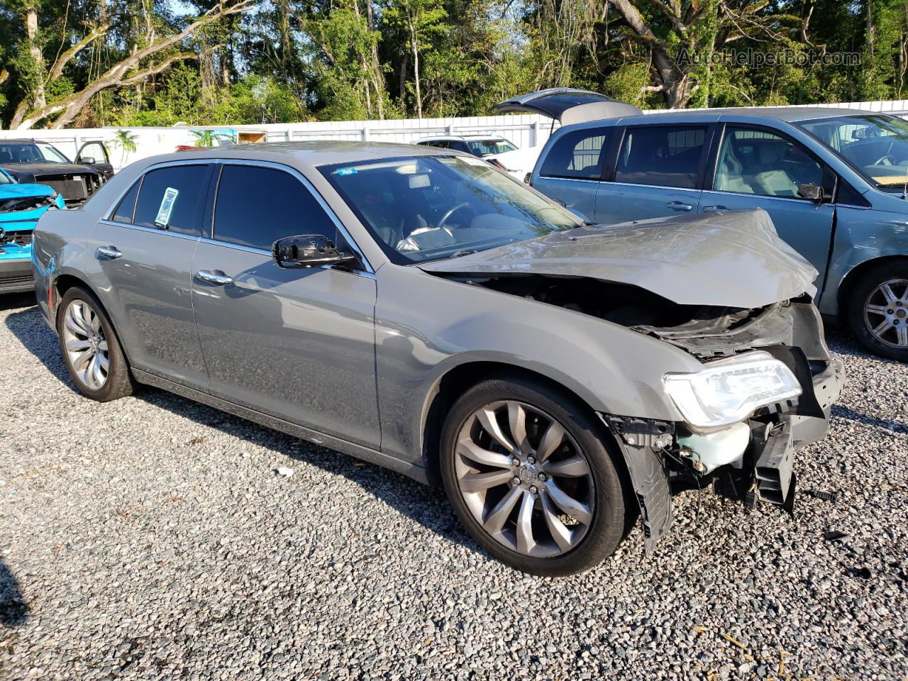 2019 Chrysler 300 Limited Gray vin: 2C3CCAEG0KH536076