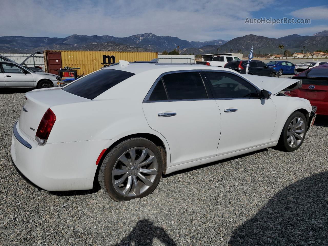 2019 Chrysler 300 Limited White vin: 2C3CCAEG0KH609690