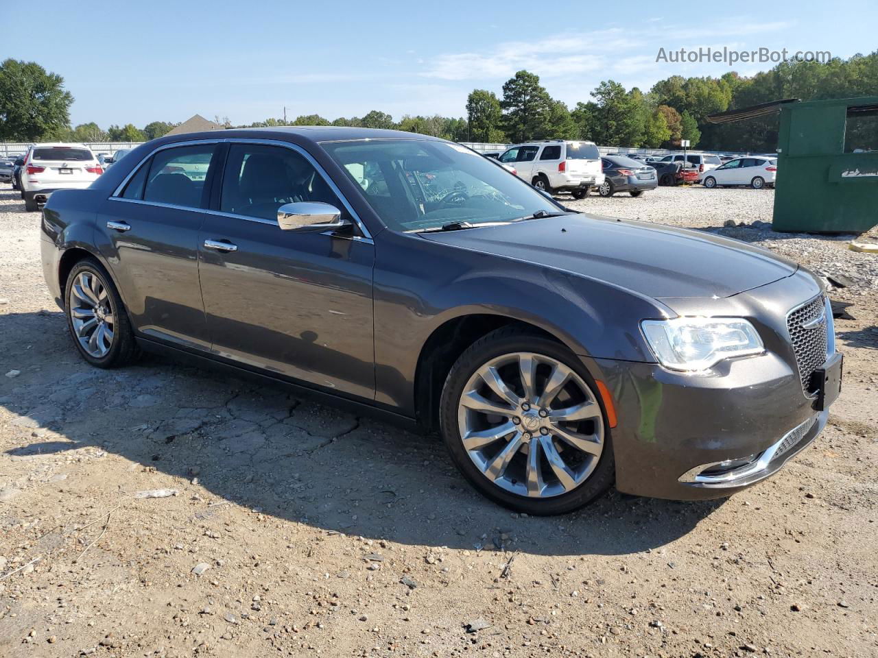 2019 Chrysler 300 Limited Серый vin: 2C3CCAEG0KH631303