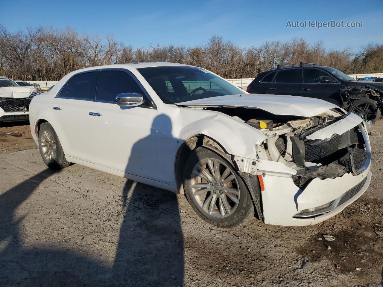 2017 Chrysler 300c  White vin: 2C3CCAEG1HH559827