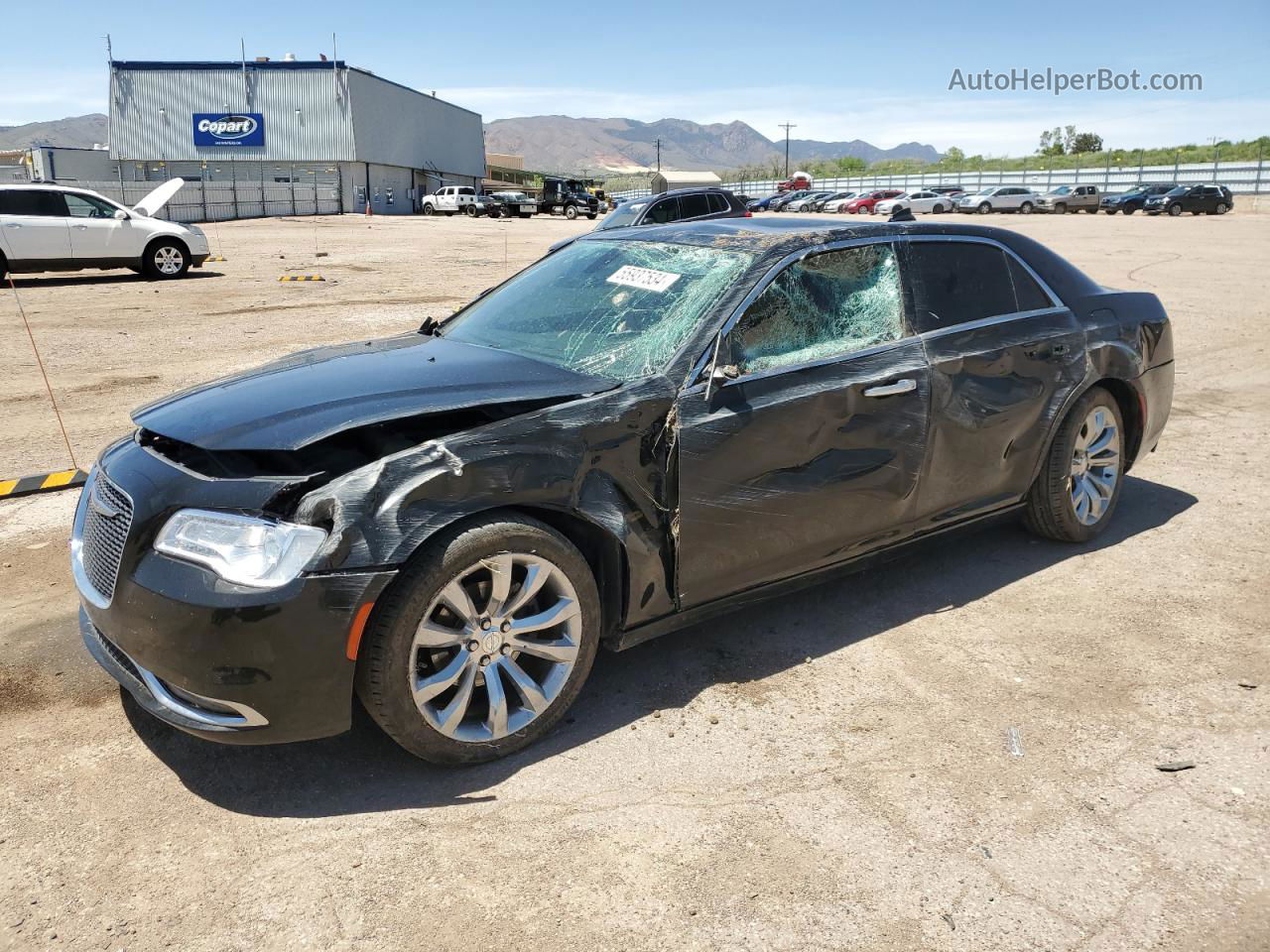 2019 Chrysler 300 Limited Black vin: 2C3CCAEG1KH697973