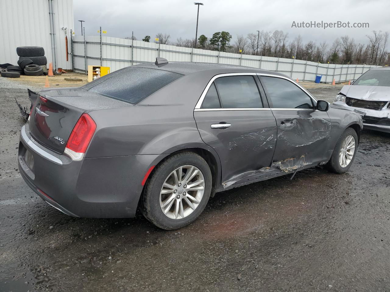 2016 Chrysler 300c  Gray vin: 2C3CCAEG2GH105939