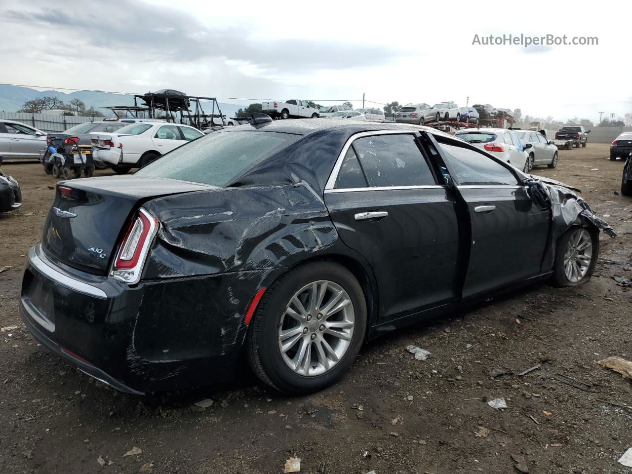 2016 Chrysler 300c  Черный vin: 2C3CCAEG2GH224056