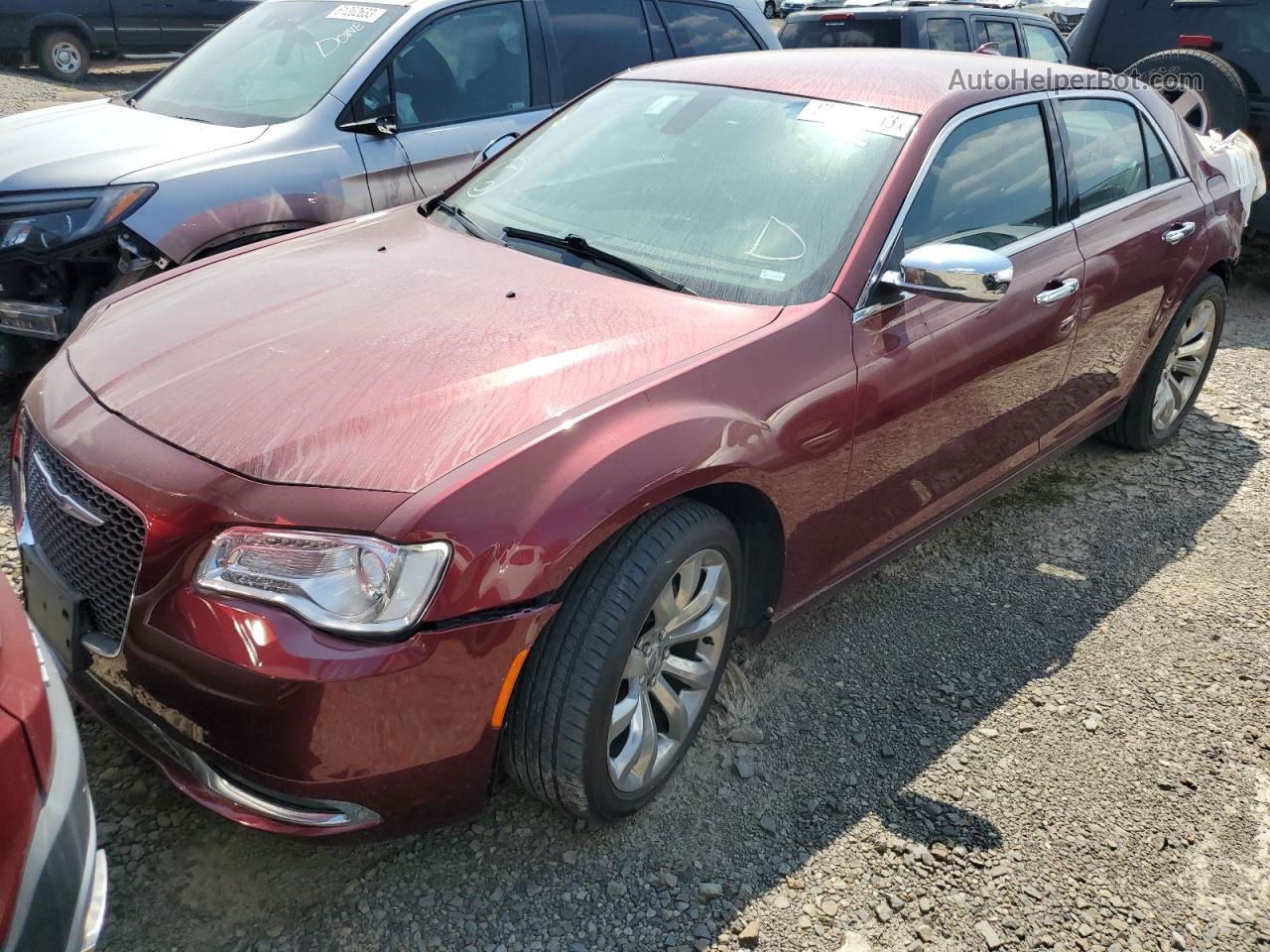 2019 Chrysler 300 Limited Maroon vin: 2C3CCAEG2KH697822