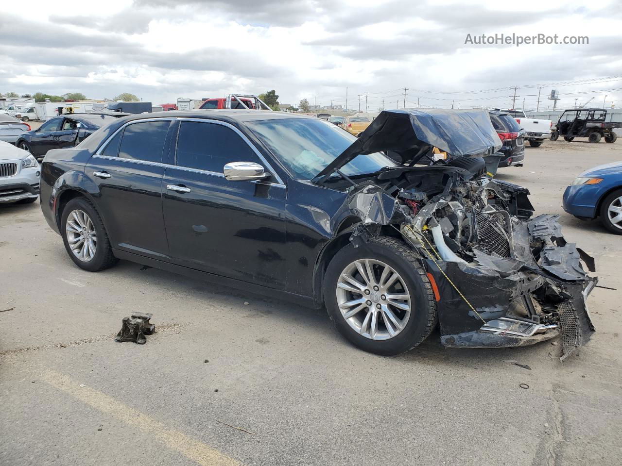 2017 Chrysler 300c  Black vin: 2C3CCAEG3HH549915