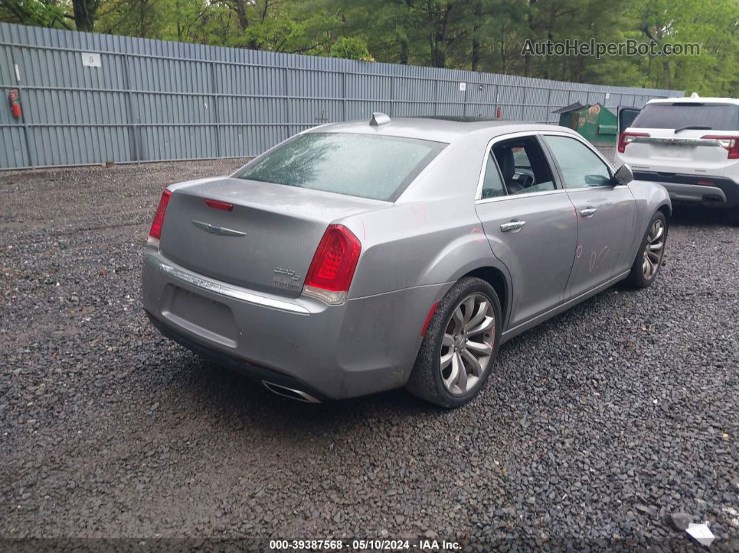 2017 Chrysler 300c   Silver vin: 2C3CCAEG3HH586429