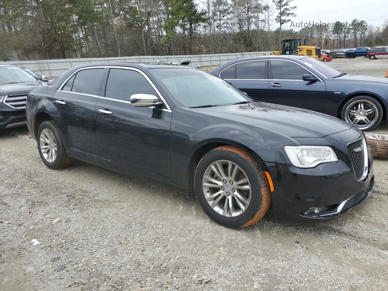 2017 Chrysler 300c  Черный vin: 2C3CCAEG3HH663557